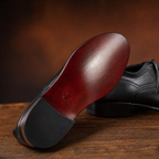 Classic Black Leather Oxford