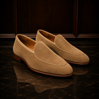 Milano Sand Suede Loafers