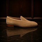 Milano Sand Suede Loafers