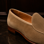 Milano Sand Suede Loafers