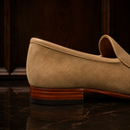 Milano Sand Suede Loafers