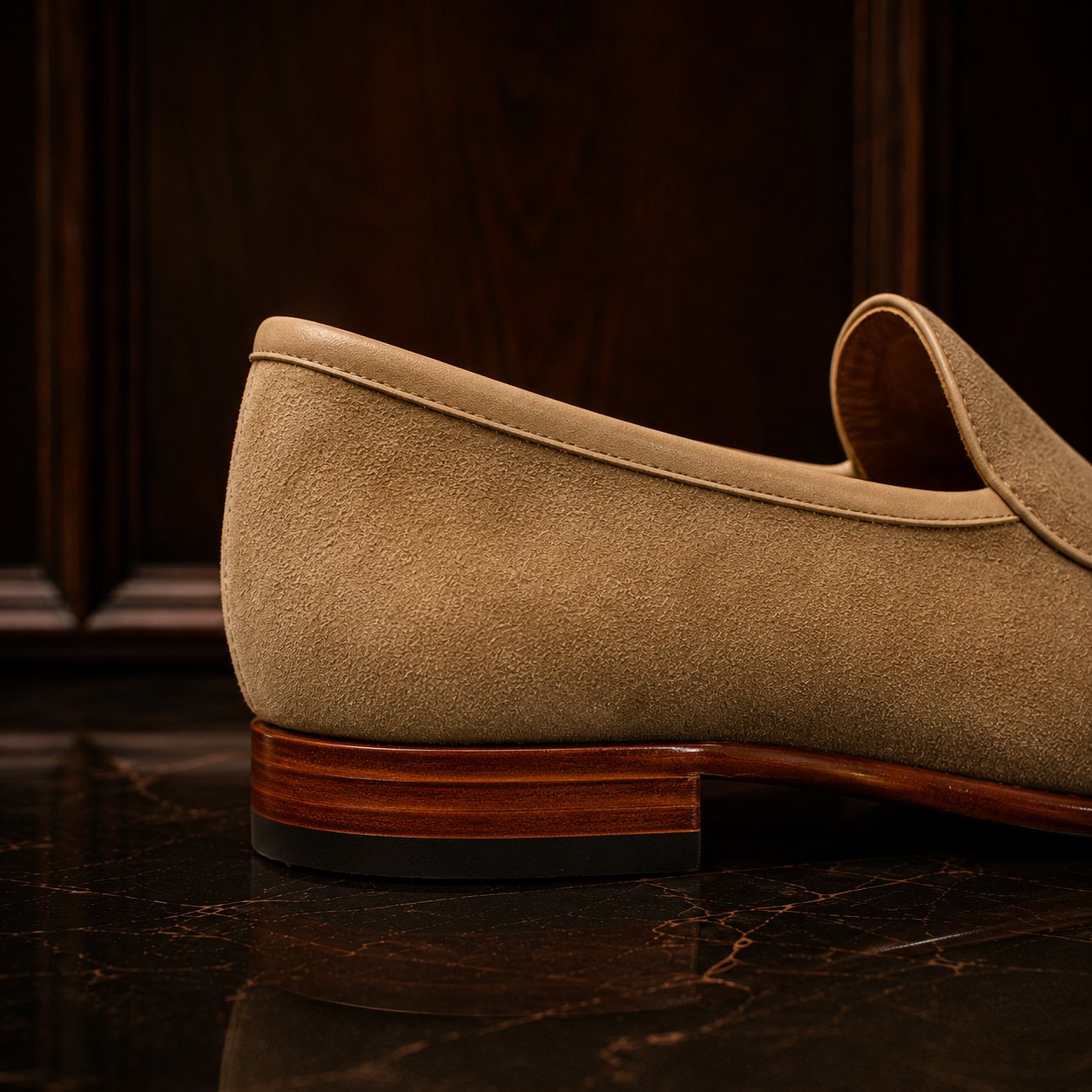 Milano Sand Suede Loafers