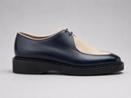 Monaco Navy & Ivory Two-Tone Derby Shoes