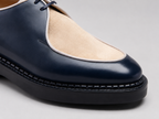 Monaco Navy & Ivory Two-Tone Derby Shoes