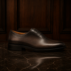 Aureo Dark Brown Wholecut Oxford Shoes