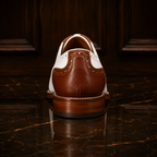 Siena Ivory & Cognac Brogue Oxford Shoes