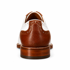 Siena Ivory & Cognac Brogue Oxford Shoes