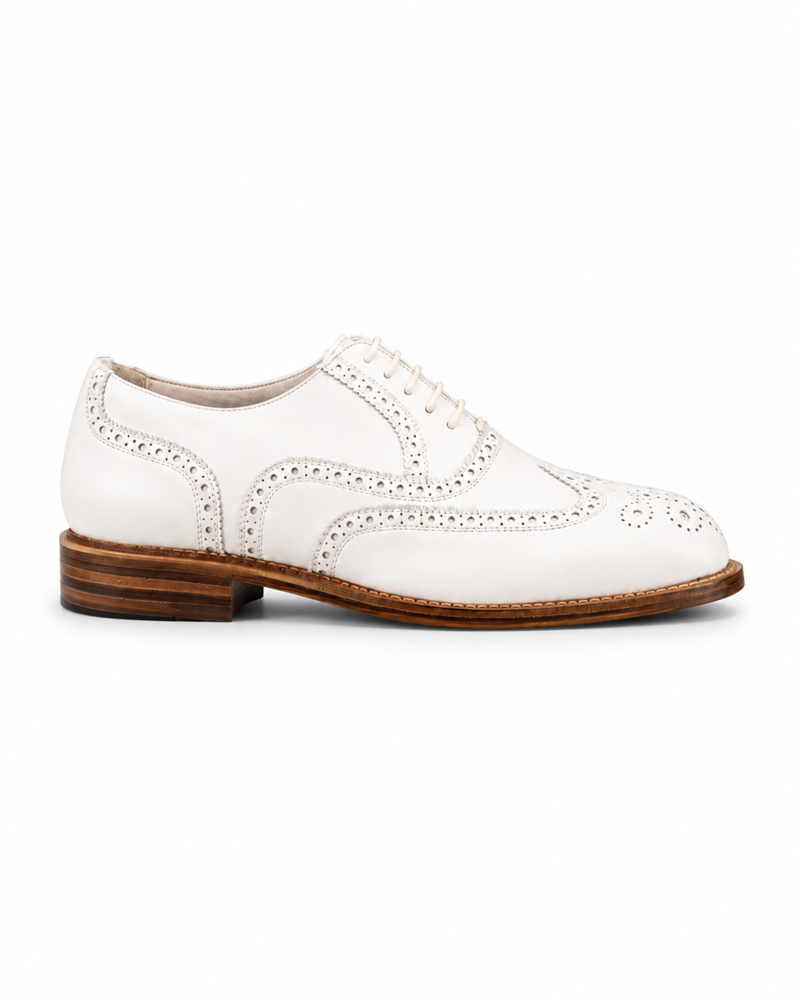 Ivory Heritage Wingtip Brogue Oxford Shoes
