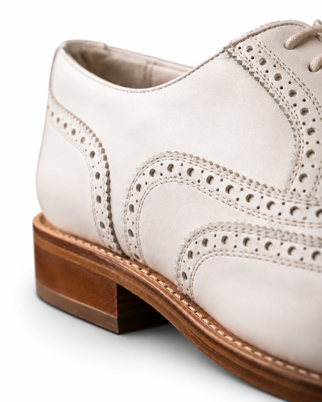 Ivory Heritage Wingtip Brogue Oxford Shoes