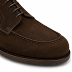 Camden Dark Brown Suede Derby Shoes