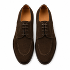 Camden Dark Brown Suede Derby Shoes