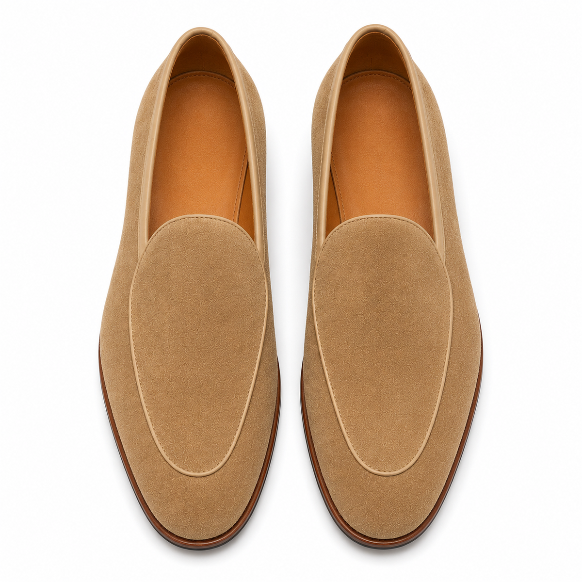 Milano Sand Suede Loafers