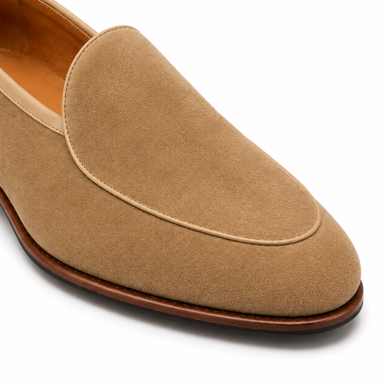 Milano Sand Suede Loafers