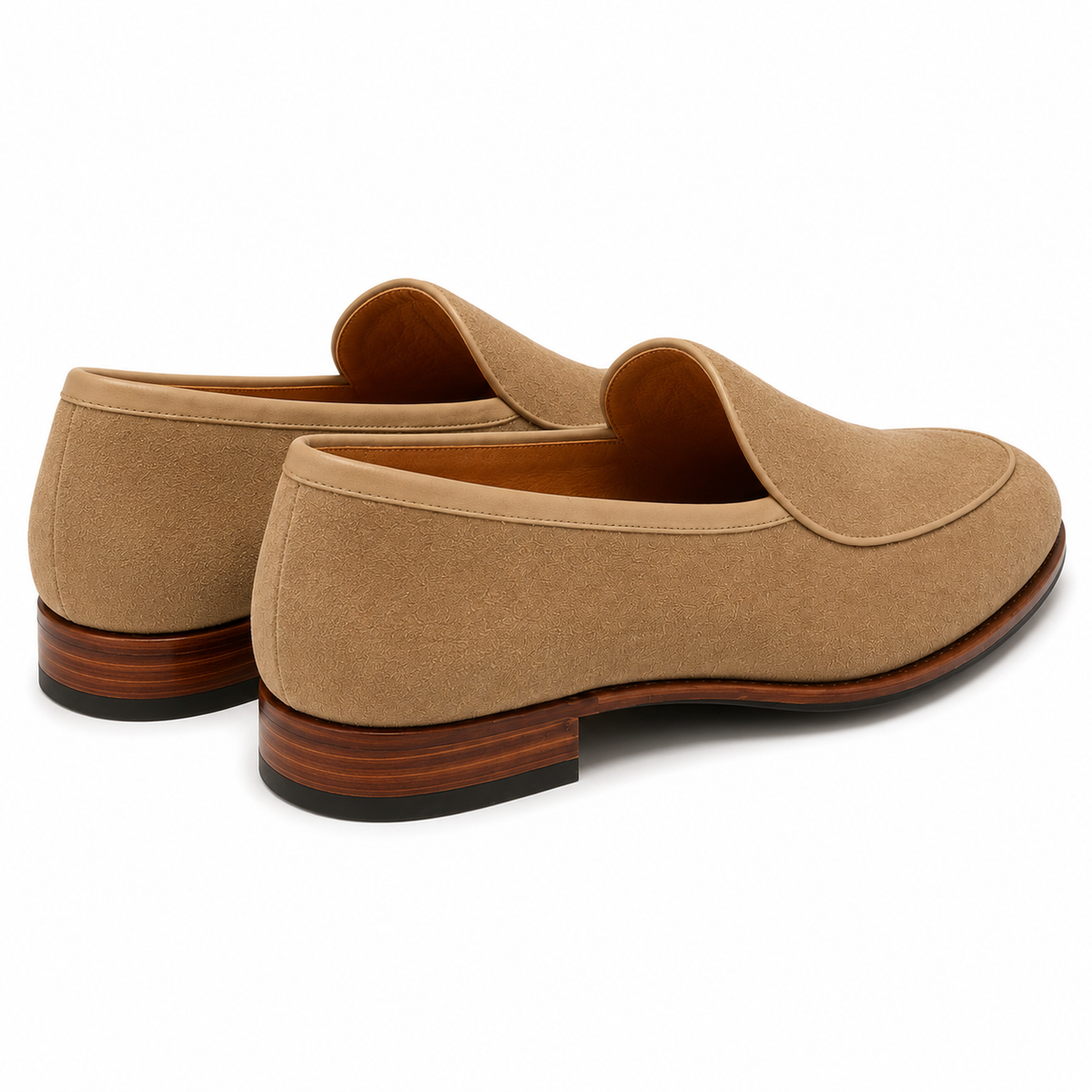 Milano Sand Suede Loafers
