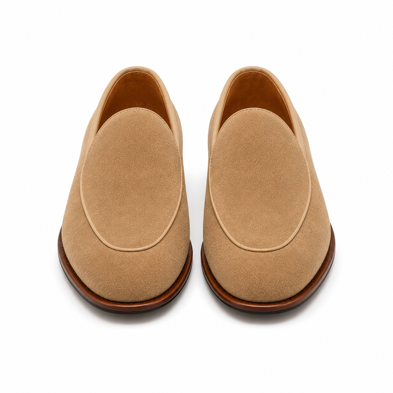 Milano Sand Suede Loafers