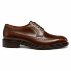 Heritage Brown Leather Wingtip Brogue Shoes
