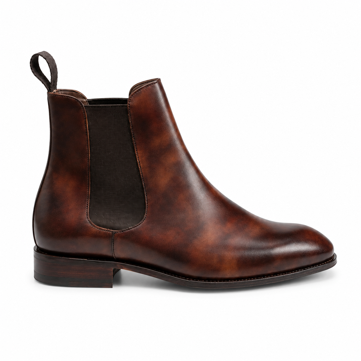 Kensington Brown Patina Chelsea Boots