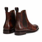 Kensington Brown Patina Chelsea Boots