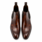 Kensington Brown Patina Chelsea Boots