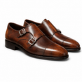 Sienna Patina Double Monk Strap Shoes