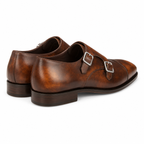 Sienna Patina Double Monk Strap Shoes