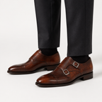 Sienna Patina Double Monk Strap Shoes