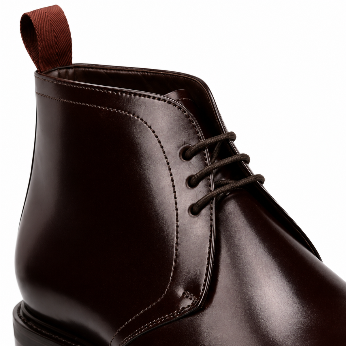 Bordeaux Leather Chukka Boots
