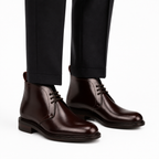 Bordeaux Leather Chukka Boots