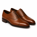 Cambridge Cognac Leather Oxford Shoes