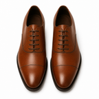 Cambridge Cognac Leather Oxford Shoes