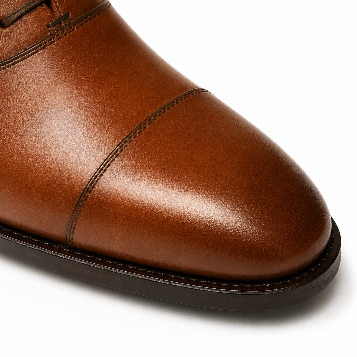 Cambridge Cognac Leather Oxford Shoes