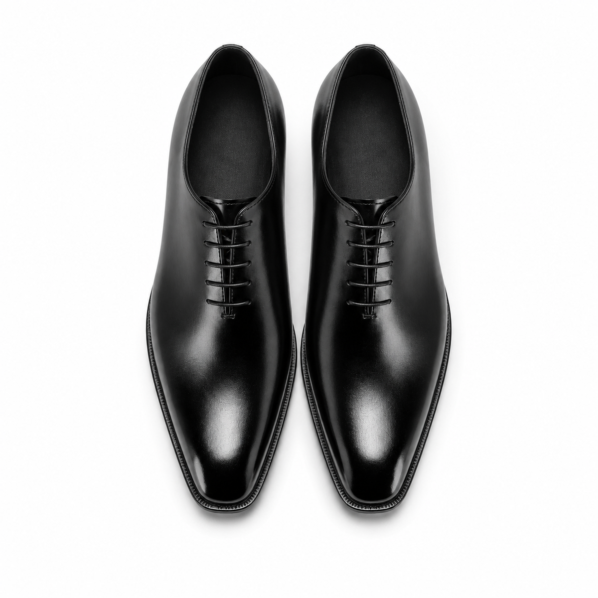 Onyx Black Wholecut Oxford Shoes
