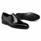 Onyx Black Wholecut Oxford Shoes