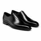 Onyx Black Wholecut Oxford Shoes