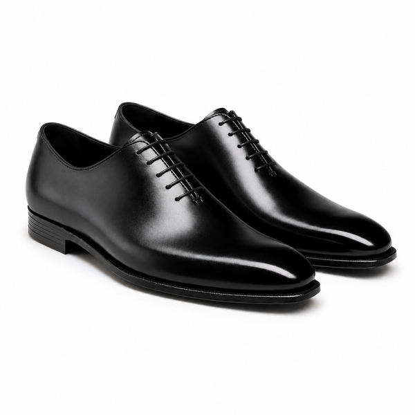 Onyx Black Wholecut Oxford Shoes