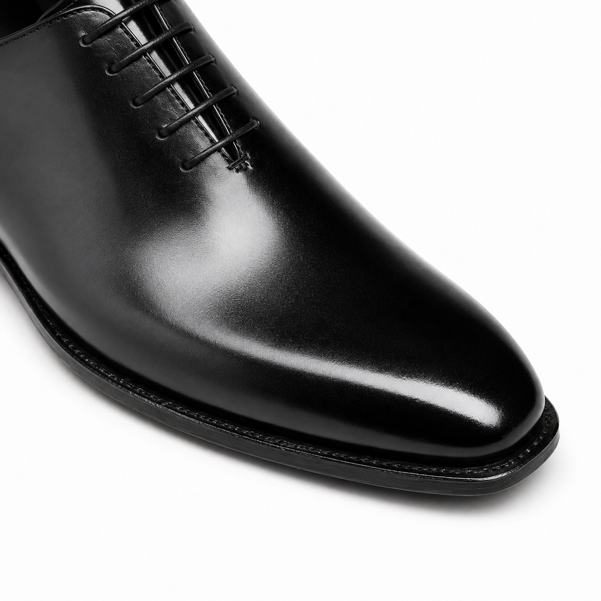 Onyx Black Wholecut Oxford Shoes
