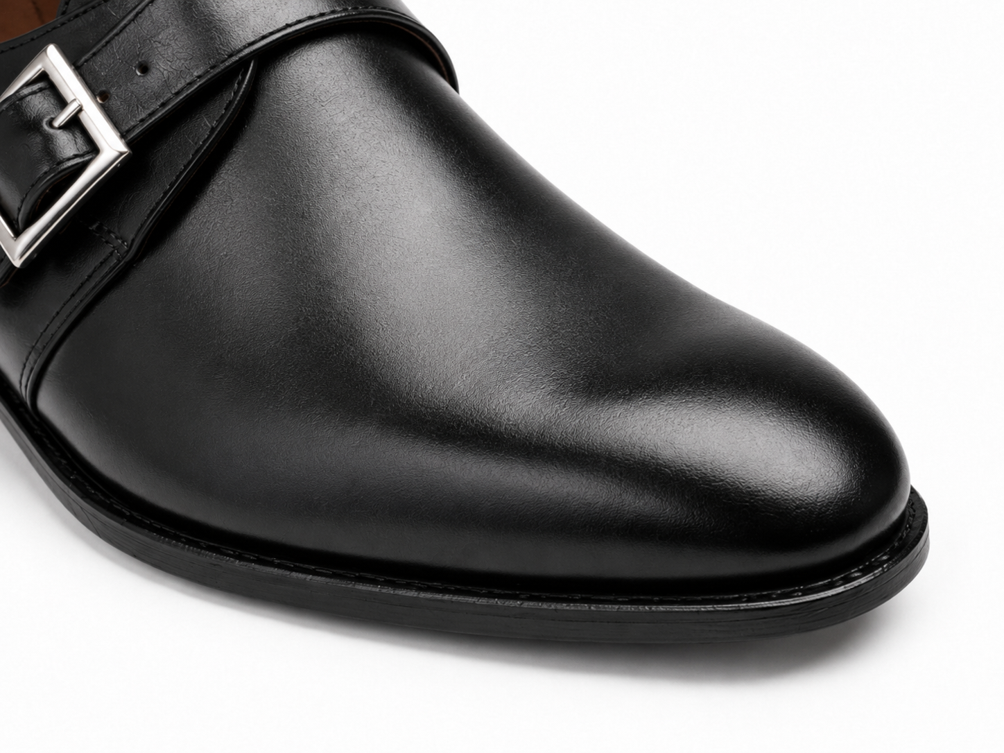 Noir Buckle Monk