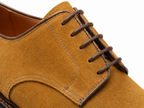 Tan Suede Derby Shoes with Lug Sole