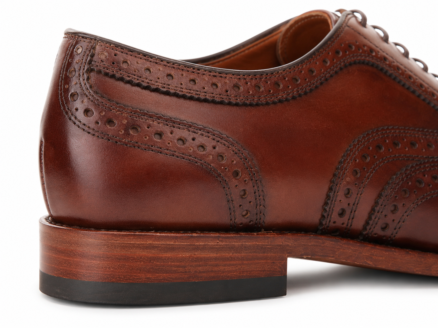 Heritage Brown Wingtip Brogue Oxford Shoes