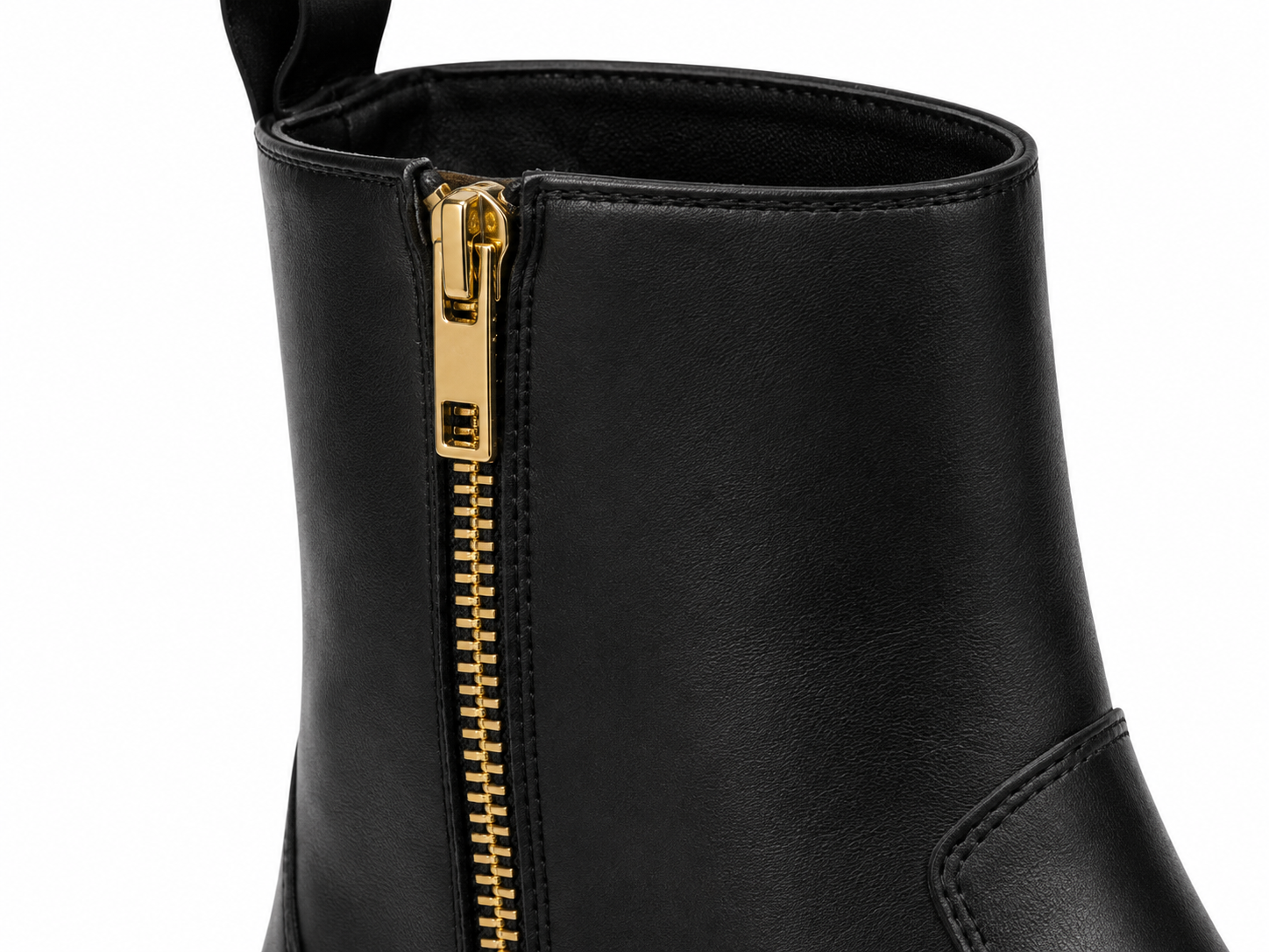 Black Leather Chelsea Boots