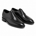 Black Leather Brogue Shoes