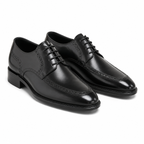 Black Leather Brogue Shoes