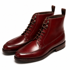 Burgundy Heritage Derby Boots