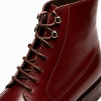 Burgundy Heritage Derby Boots