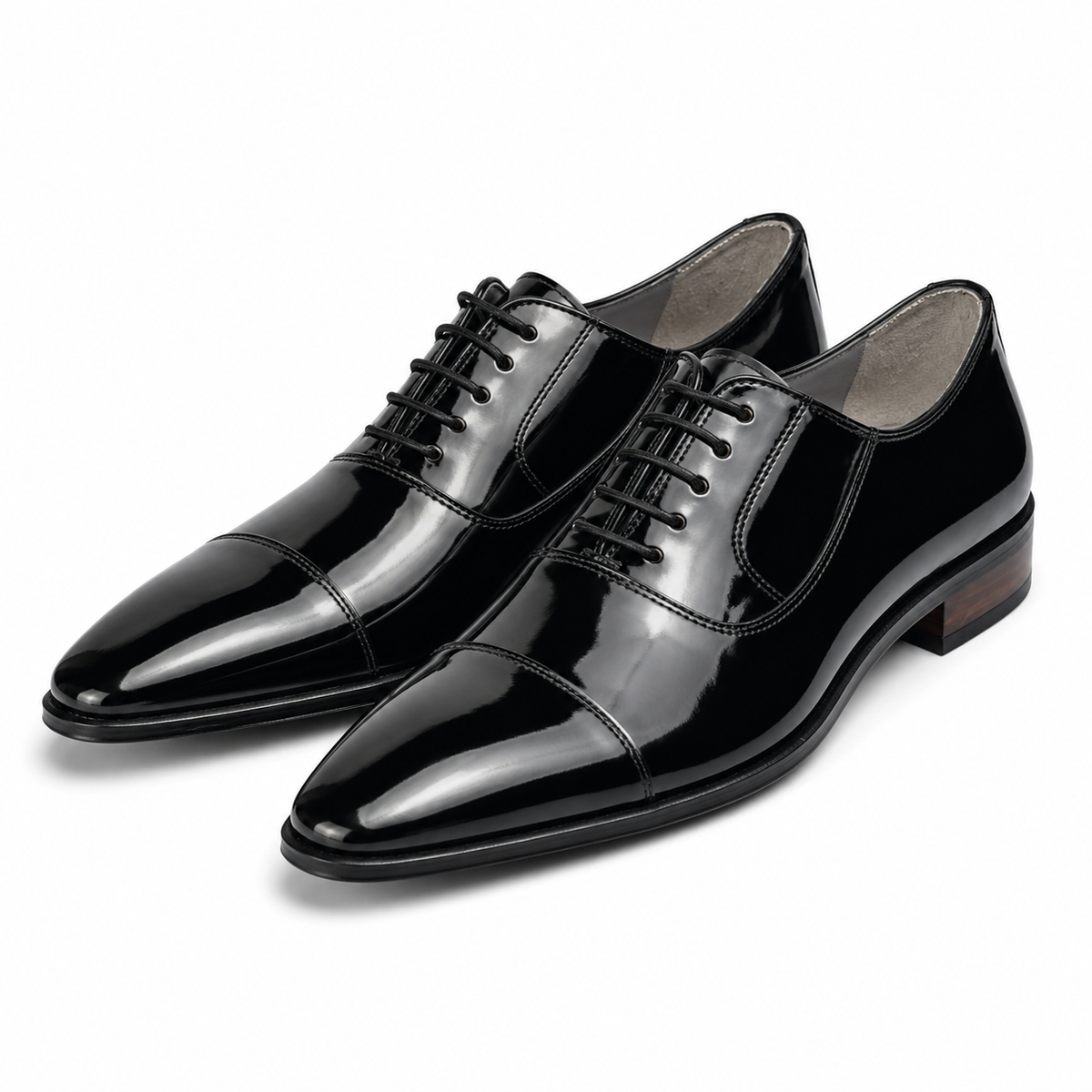 Black Patent Leather Oxfords