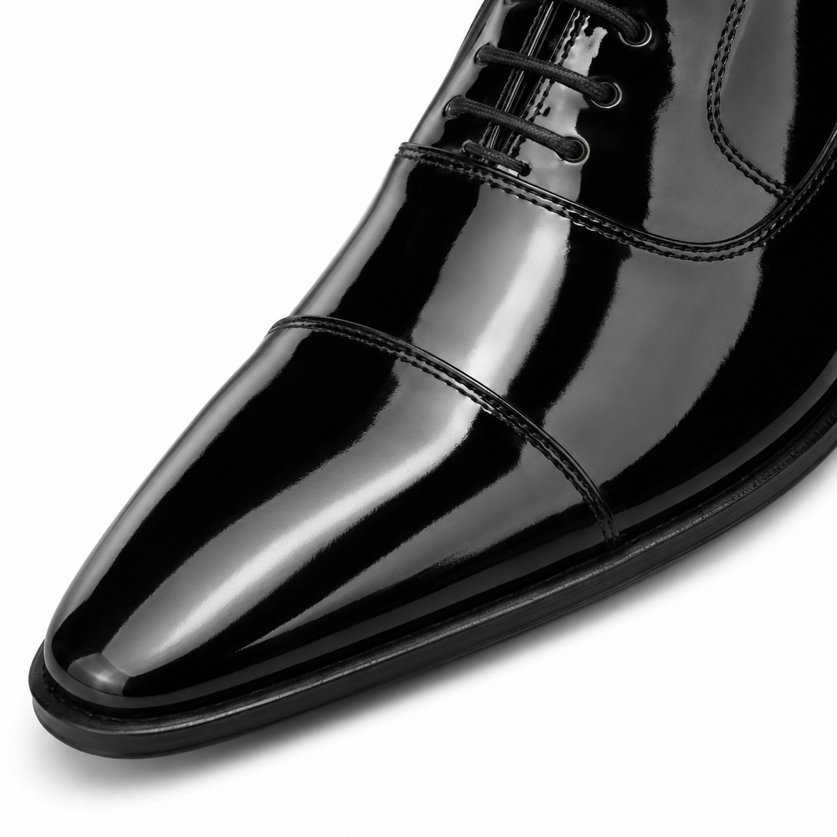 Black Patent Leather Oxfords