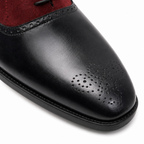 Burgundy Suede Cap-Toe