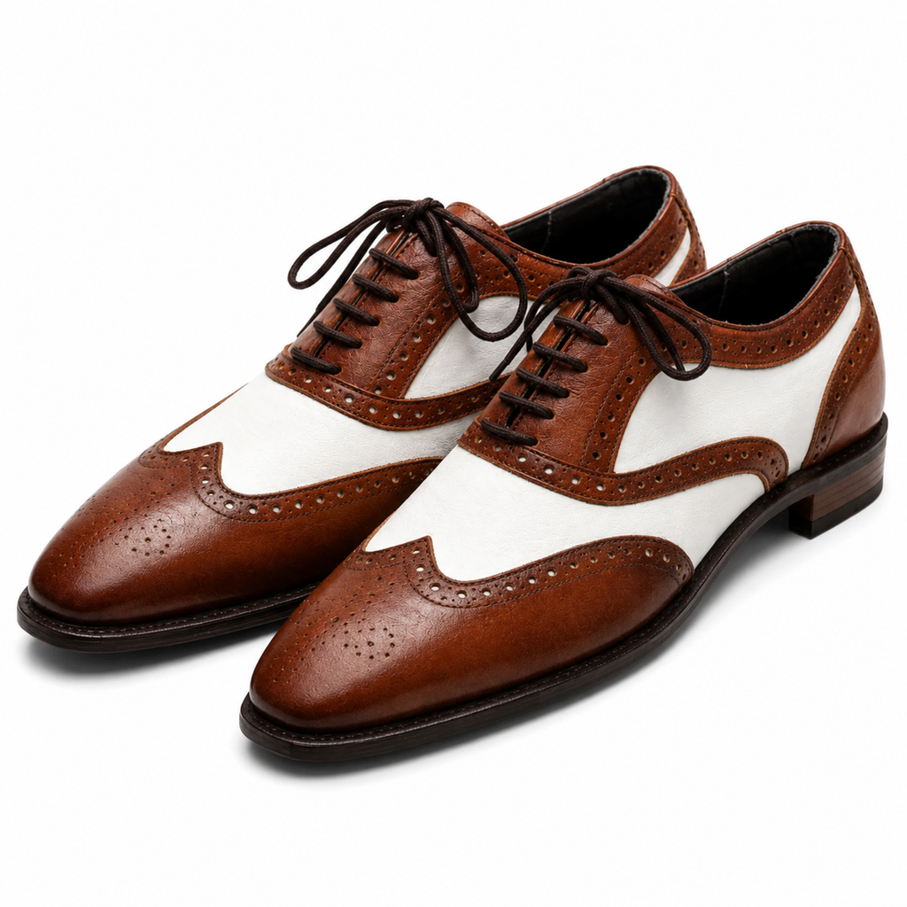 Two-Tone Oxford Wingtips