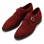 Suede Monk Straps
