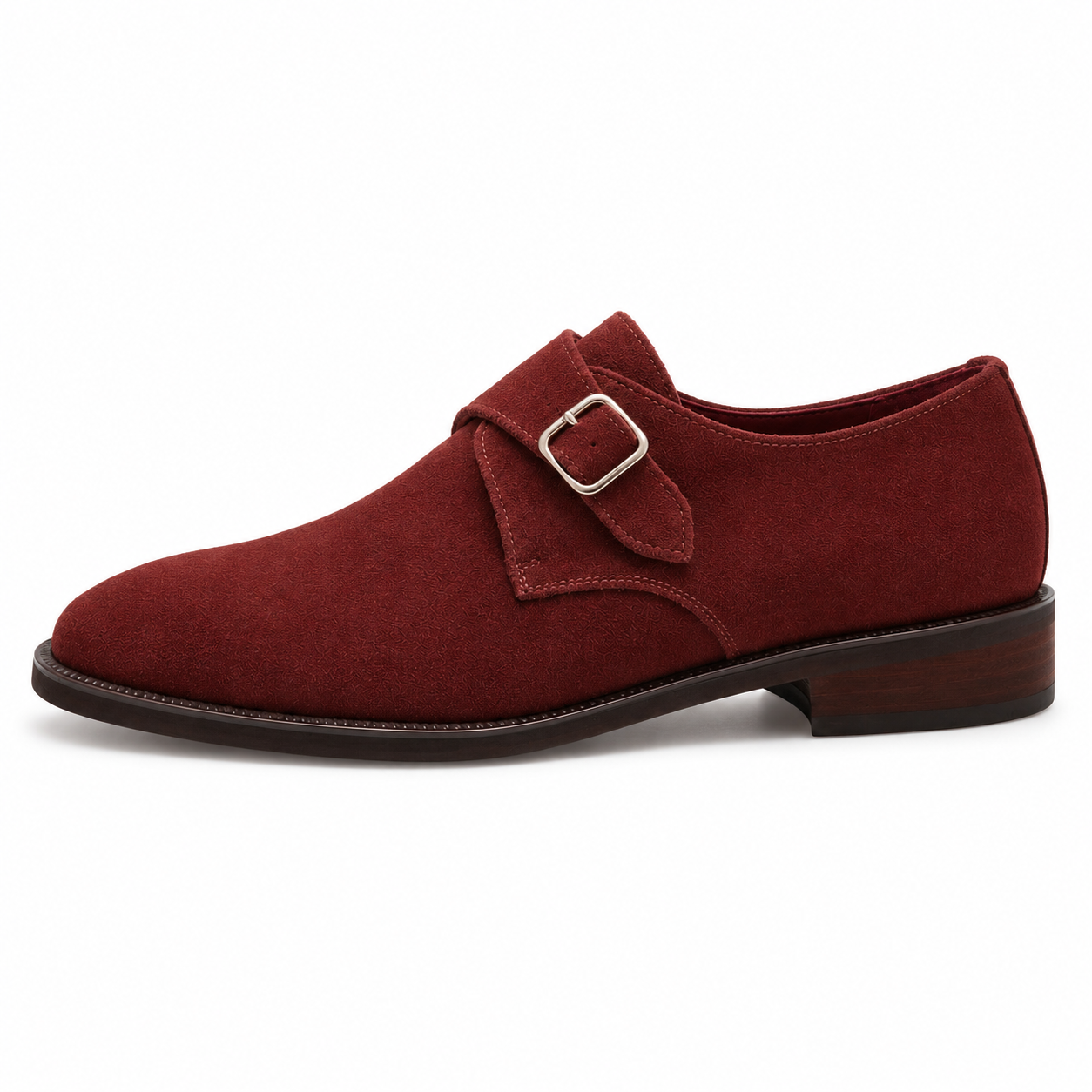 Suede Monk Straps